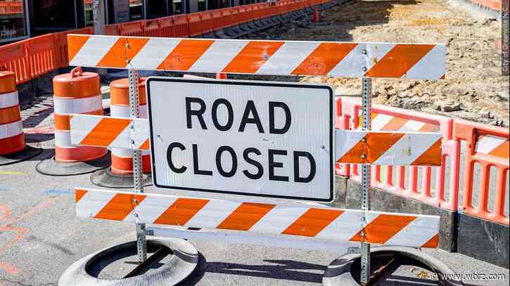 Road crews plan intermittent closures at Perkins Road on-ramp over next 2 weeks