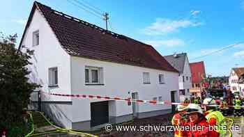 Brand in Althengstett: In Wohnhaus bricht ein Feuer aus