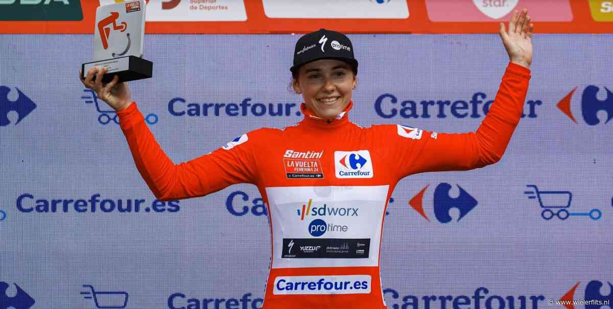 Blanka Kata Vas sprint met ‘mindere benen’ naar leiderstrui in La Vuelta Femenina