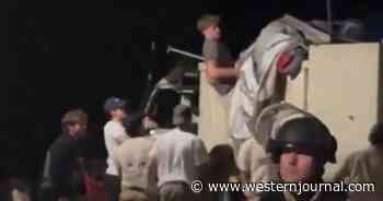 Watch: Arizona State 'Frat Boys' Clear the Quad, Trash Anti-Israel Encampment