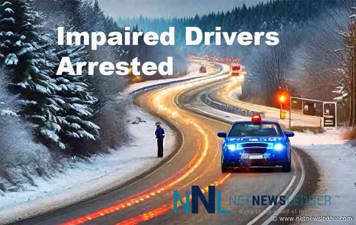 Two Separate DUI Incidents in Thunder Bay Lead to Arrests on Highway 61 and 17