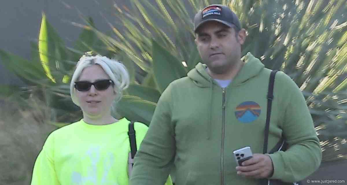 Lady Gaga & Boyfriend Michael Polansky Hit the Tennis Courts in Malibu