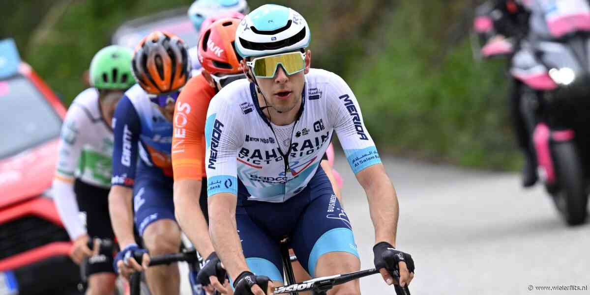 Giro 2024: Bahrain Victorious gaat met Caruso en Tiberi voor het podium