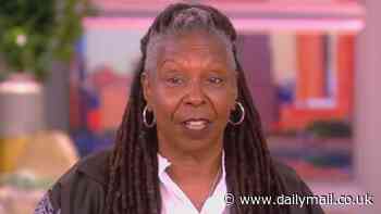 Whoopi Goldberg fights back tears as The View host defends 'mad' student protesters
