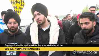 Community holds vigil in White Rock for stabbing victim