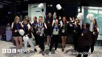 Cheerleading team bring gold medals home
