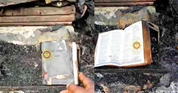 Bible miraculously survives as fuel tanker catches fire on Accra-Kumasi Highway