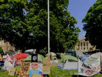 Tents on UNC campus: Police threaten arrests for Pro-Palestine group