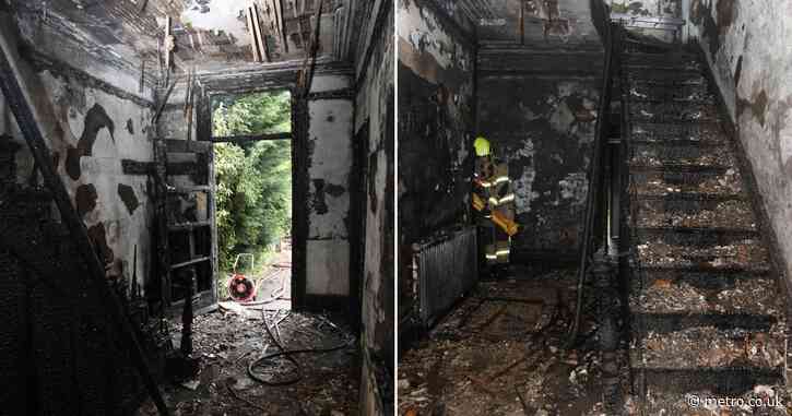 Family jumping out of windows of their home to escape e-bike battery fire