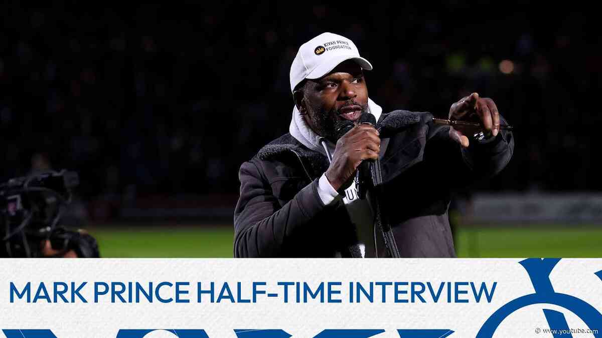🎗️"I Want To Thank Everyone For Your Support" | Half-time Interview: Mark Prince