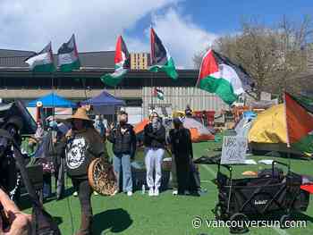 Update: Pro-Palestine encampment set up at UBC sports field