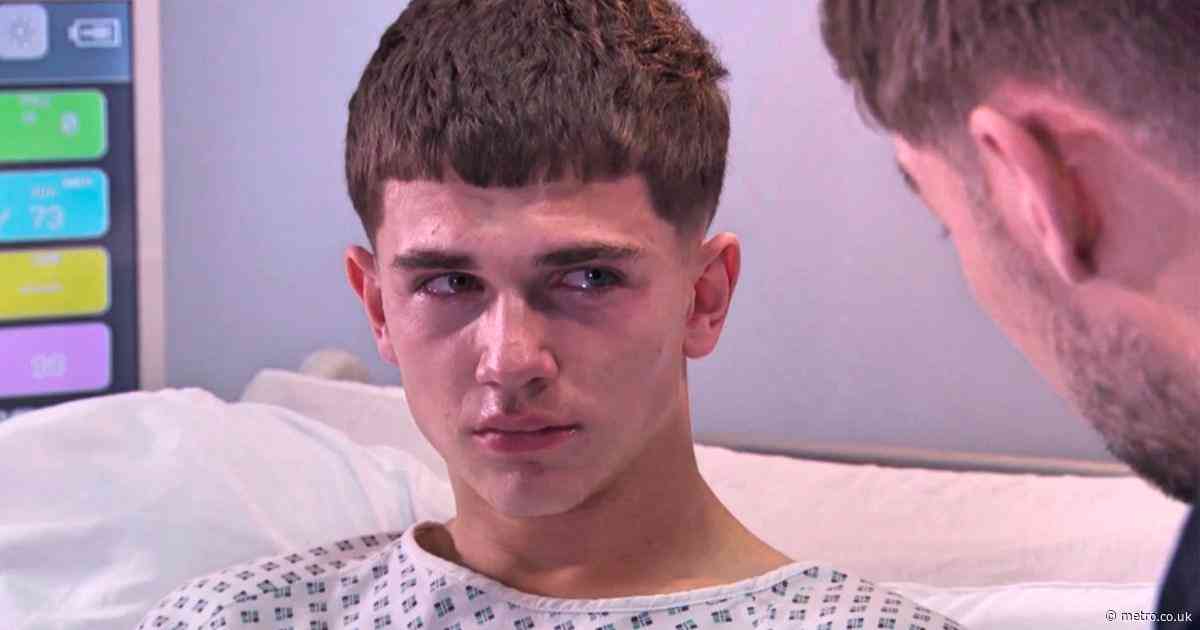Powerful Hollyoaks scenes as Lucas Hay opens up to dad Ste about his sexuality – and his feelings for Dillon Ray