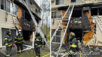 2 people taken to hospital after condo complex fire in Danbury