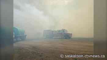 Sask. First Nation searches for arsonist as grass fire threatens community