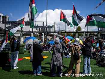 Gaza protest camp rises at UBC, as premier deplores speech praising Hamas