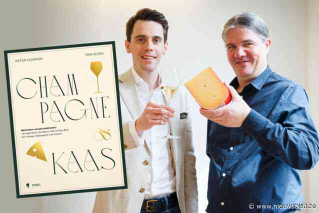 Topsommelier en bubbelkenner schrijven boek over een wonderlijke combinatie: “Champagne en kaas gaan héél goed samen”