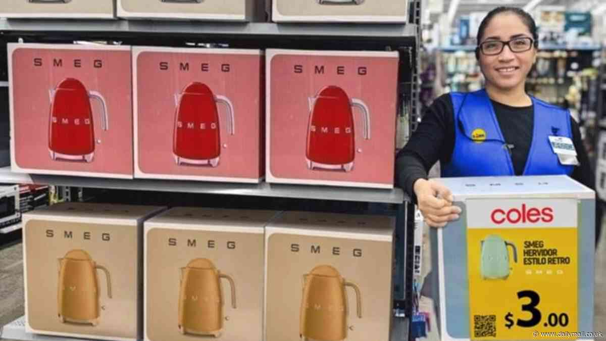 Don't click on it! Coles shoppers urgently warned of convincing Mother's Day scam advertising Smeg kettles for just $3