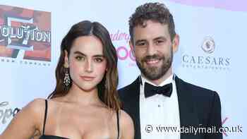 Nick Viall's new bride Natalie Joy FIRES BACK after being slammed for showing off her cleavage in 'trashy' wedding looks: 'I'm breastfeeding so my boobs got bigger'