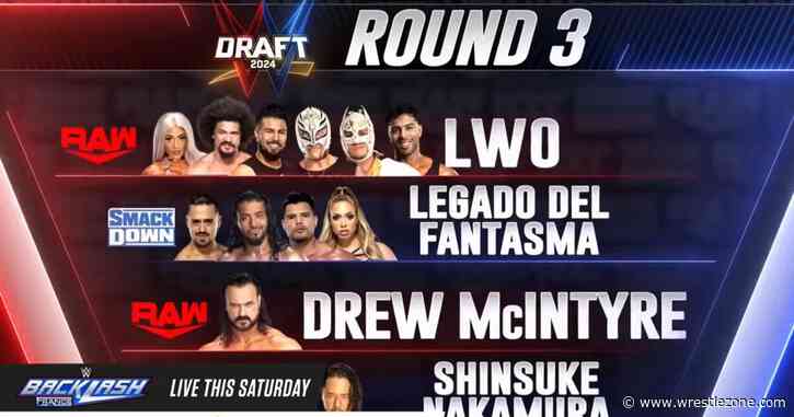 WWE RAW Drafts LWO, SmackDown Picks Shinsuke Nakamura In 2024 WWE Draft