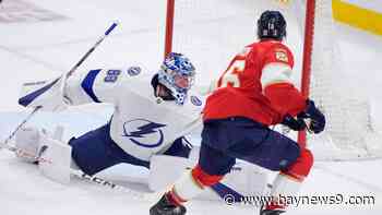 Lightning eliminated in 1st round after 6-1 loss to Panthers