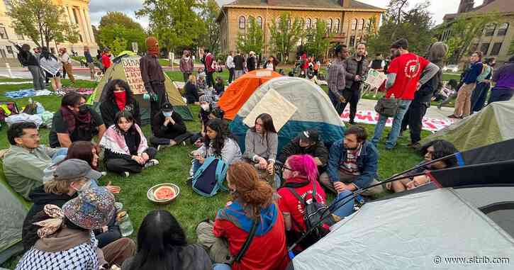 University of Utah students join pro-Palestine rallies, create encampment on campus