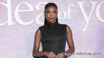 Gabrielle Union wows in a black sleeveless gown at The Idea of You premiere in New York