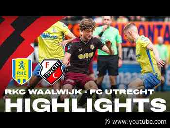 FC Utrecht houdt PUNT over aan duel met RKC Waalwijk 📺 | HIGHLIGHTS