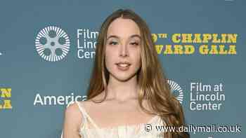 Warren Beatty and Annette Bening's youngest daughter Ella Beatty is a vision in white at 49th Chaplin Award Gala honoring Jeff Bridges