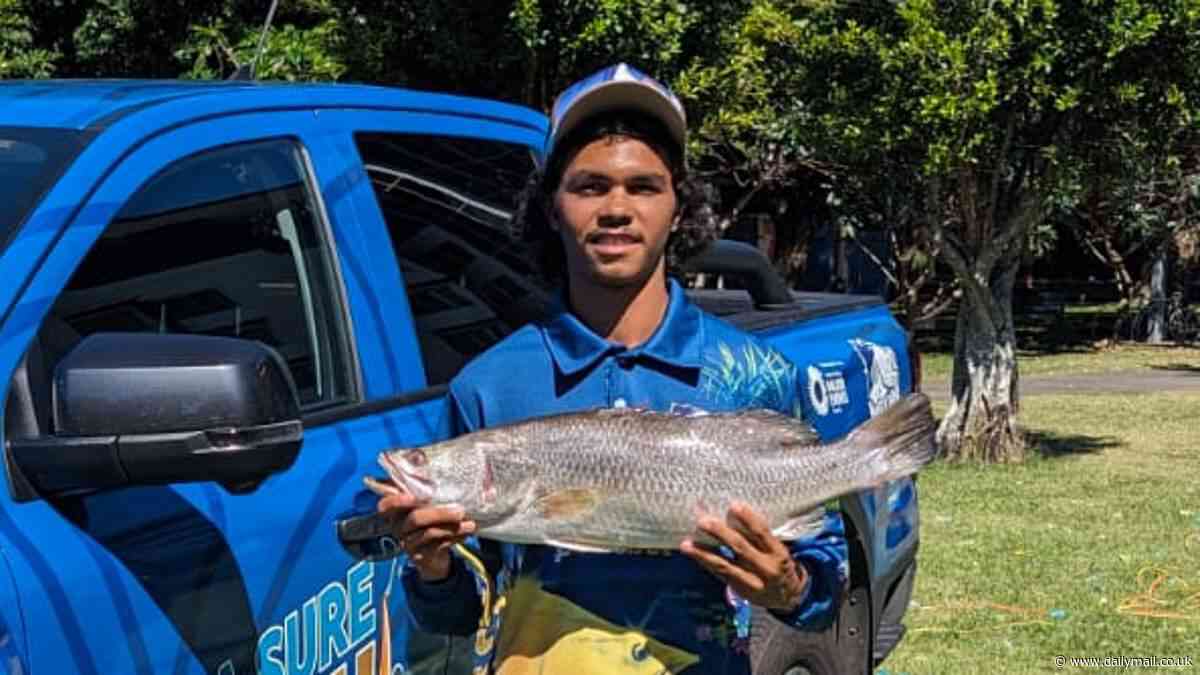 Battling outback teen Keegan Payne became an instant millionaire after reeling in the prize catch in unique Northern Territory fishing competition