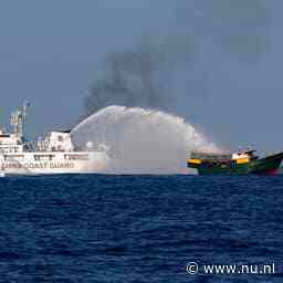China 'verdrijft' schepen van Filipijnse kustwacht met waterkanon