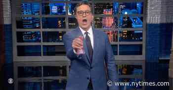 Stephen Colbert Scolds Kristi Noem for Killing Her Puppy