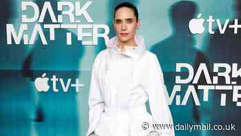 Jennifer Connelly wears Louis Vuitton ski-coat dress to LA premiere of her Apple TV+ series Dark Matter... and reveals she's 'ready' for Top Gun 3