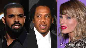 Drake's Streaming Record Smashed, JAY-Z's Chart Record Tied By Taylor Swift