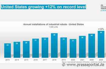 US-Wirtschaft investiert verstärkt in Industrie-Roboter