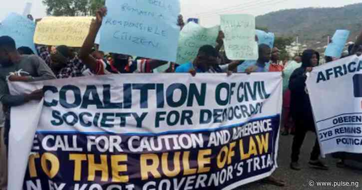 'There was no shoot out' - EFCC denies shooting Yahaya Bello protesters
