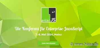 heise-Angebot: enterJS 2024: Last Call für die Enterprise-JavaScript-Konferenz