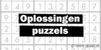 Oplossingen puzzels Quest 6 2024