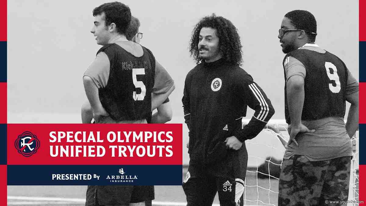 "It's awesome to see everyone come together" | Revs host Special Olympics Unified tryouts