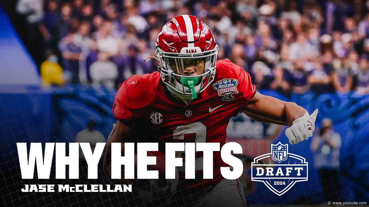 Why the Atlanta Falcons selected RB Jase McClellan | 2024 NFL Draft