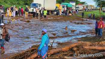 Dozens killed after dam collapses in Kenya as floods cause widespread devastation