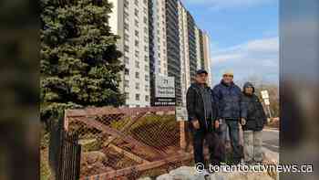 A group of Thorncliffe Park tenants have been on a rent strike for a year and say there's no resolution in sight
