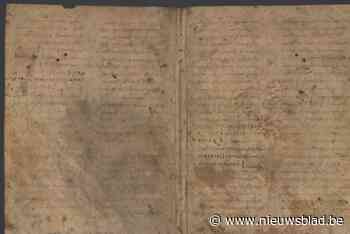 Oudste document uit collectie stadsarchief ontdekt. Bart De Wever: “Handschrift was zoals een faxtoestel”