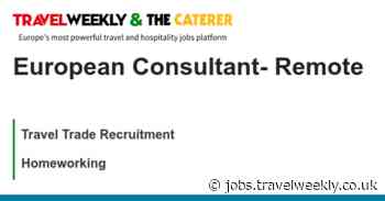Travel Trade Recruitment: European Consultant- Remote