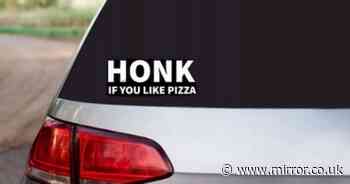 Drivers gobsmacked after just realising what 'honk' car stickers actually mean
