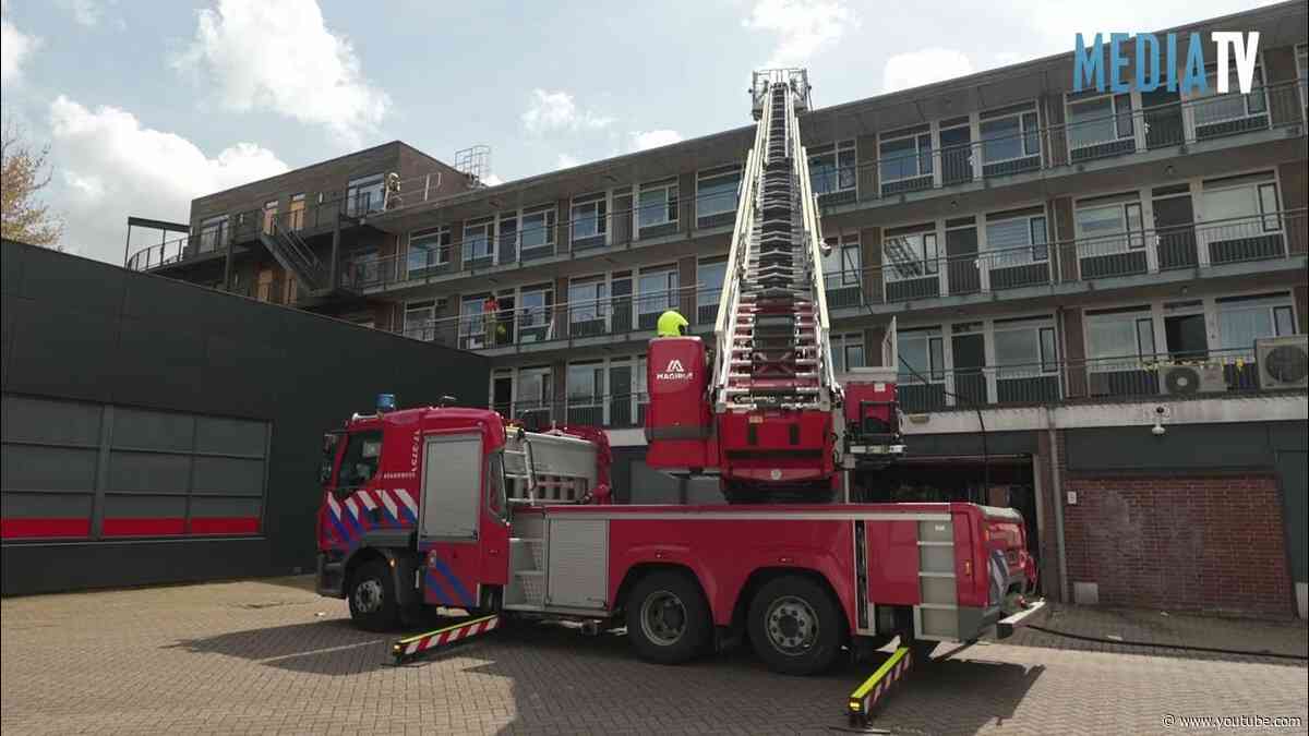 Twee woningen van flat ontruimd na brand in ventilatiekanaal Prinsenplein Rotterdam