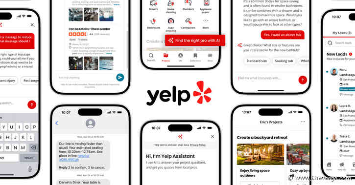 Yelp’s Assistant AI bot will do all the talking to help users find service providers