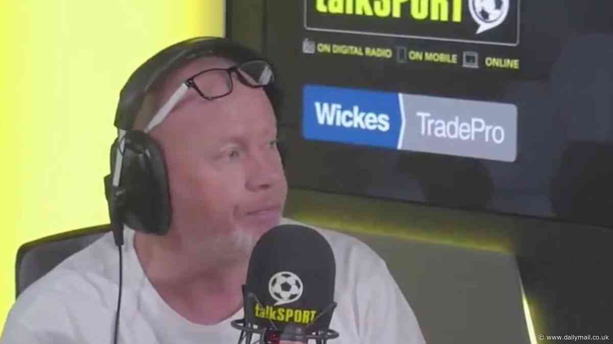 Arsenal legend Perry Groves is blasted by a Tottenham fan for celebrating a Gunners goal in the home end while on commentary duty during North London Derby... as supporter claims he 'wants to report a hate crime'