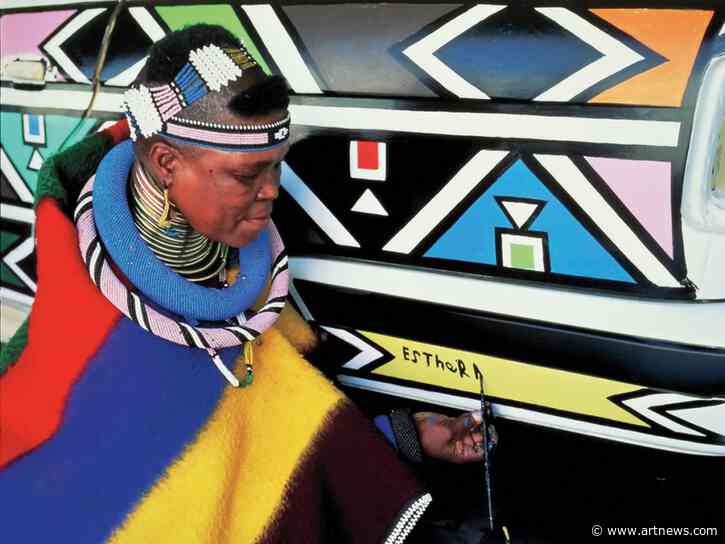 Esther Mahlangu’s South African Retrospective Asks: Whose Abstractions Count as “Modern”?