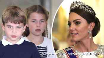 Mit Mama Kate im TV-Studio: Prinz Louis will die Krone