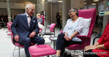 King Charles back to public work with visit to a London cancer center